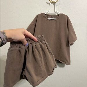 Kids Brown Matching Set